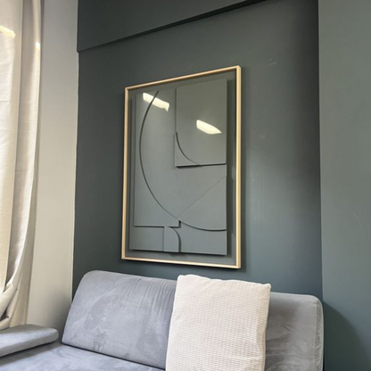 SHAPE 1 Tableau bois peinture satinée