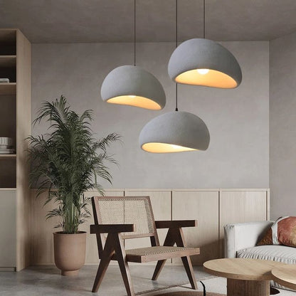 Lampe Suspendue Artisanale – Inspiration Wabi-Sabi