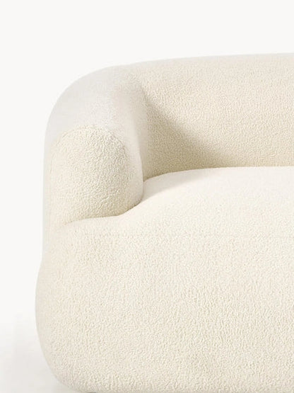 Canapé d’angle modulable en tissu peluche – Sofia