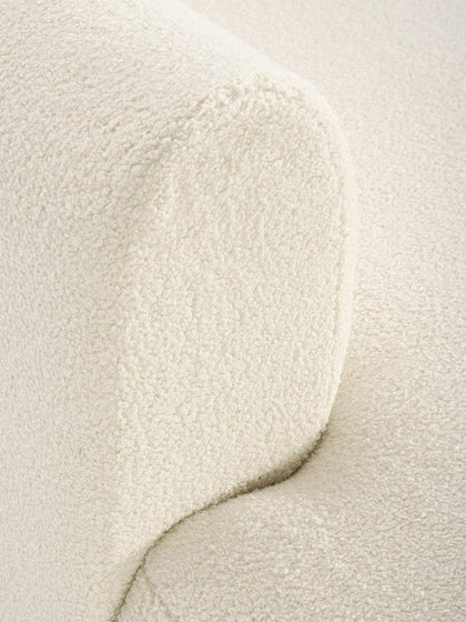 Canapé d’angle modulable en tissu peluche – Sofia