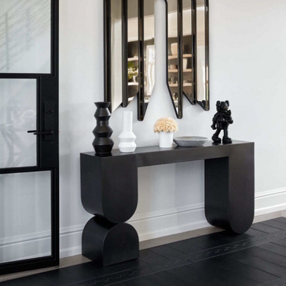 Console Modèle FLORENCE en bois teinté