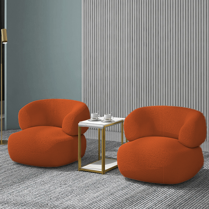 Pack PROMO 2 chaises en bouclette + Table