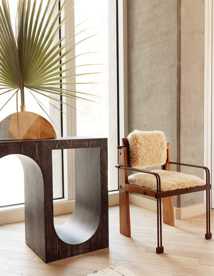 Console Modèle TERANO en bois teinté