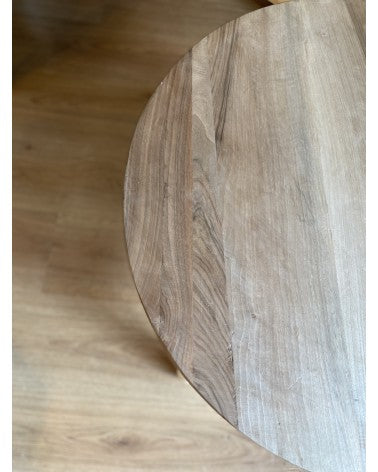 Table Basse en Noyer et Eucalyptus