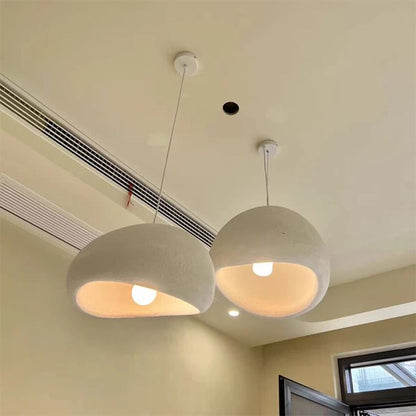 Lampe Suspendue Artisanale – Inspiration Wabi-Sabi