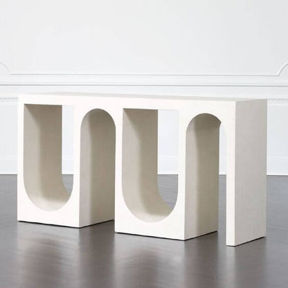 Console Modèle TERANO en bois teinté