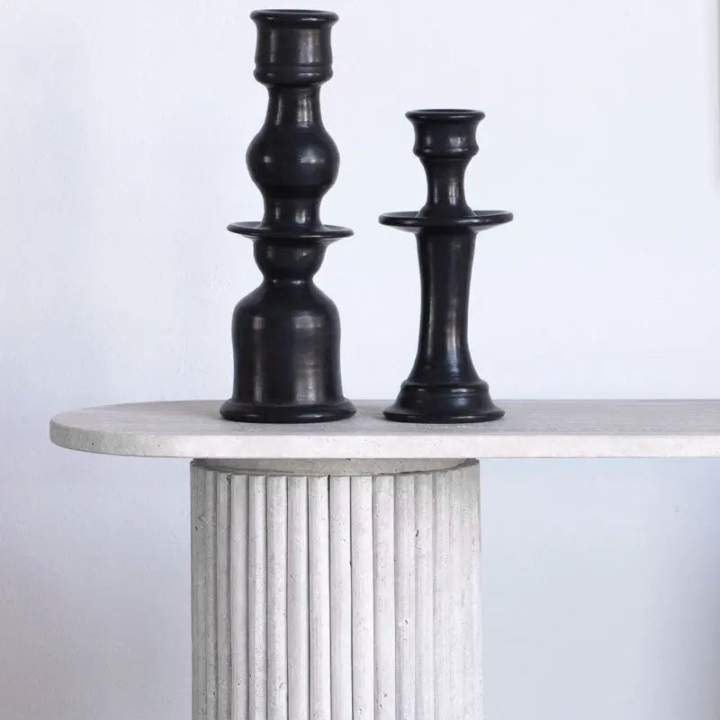 Console d'Entrée en Travertin Selene