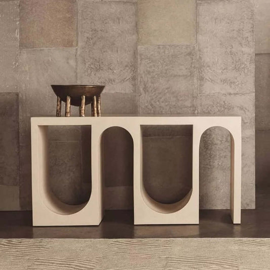 Console Modèle TERANO en bois teinté