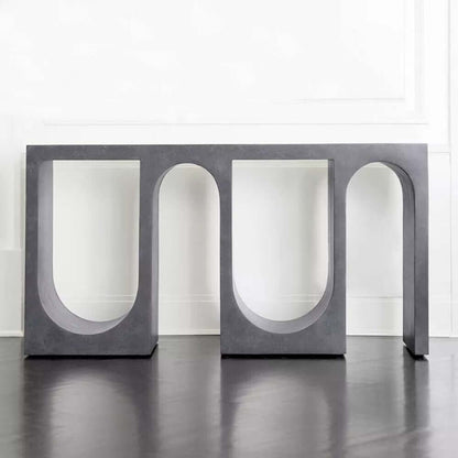 Console Modèle TERANO en bois teinté