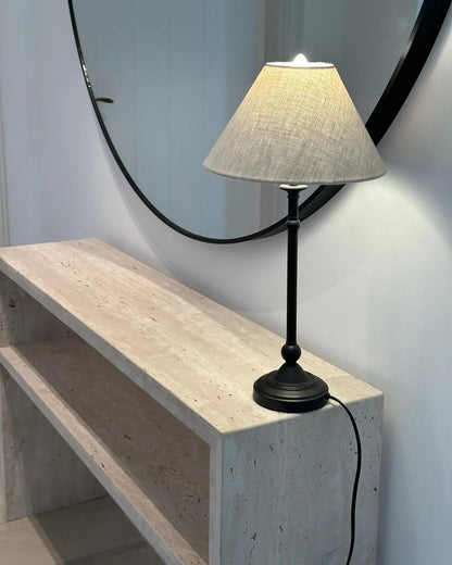 Console d’Entrée en Travertine