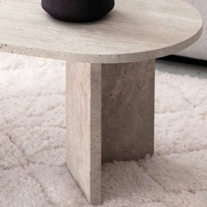 Table Basse Spinelle en Travertine