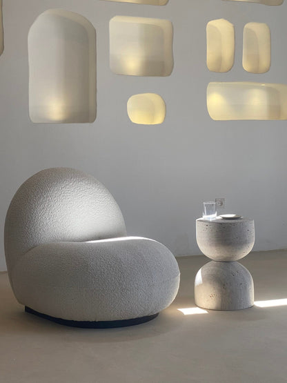 Table d’appoint Modèle Sablia en Travertin