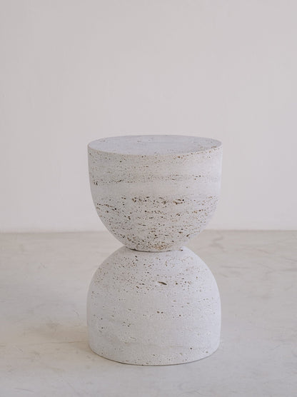 Table d’appoint Modèle Sablia en Travertin