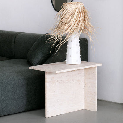 Table d’appoint Modèle ZOÉ en Travertin
