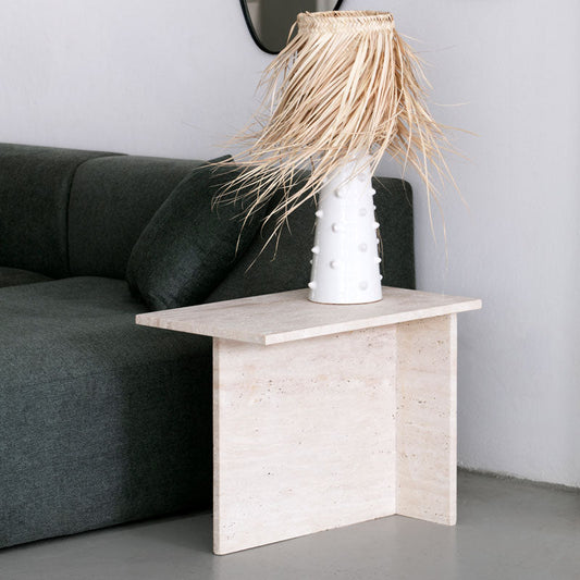 Table d’appoint Modèle ZOÉ en Travertin