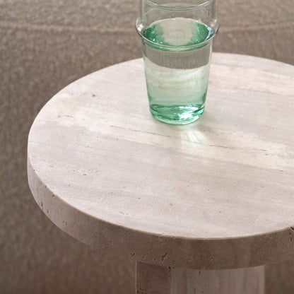 Table d’appoint Modèle JOBA en Travertin