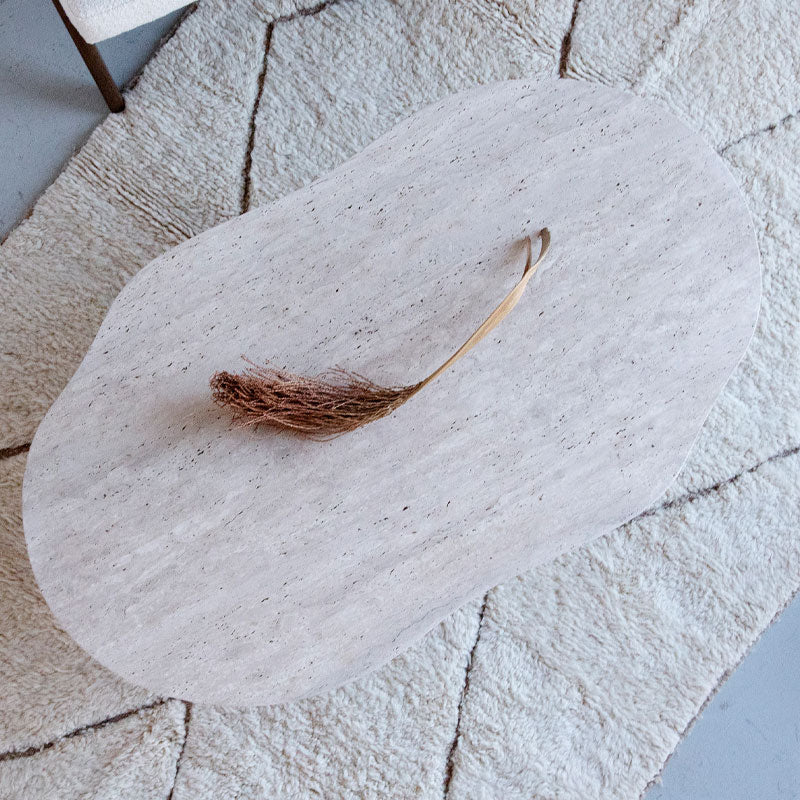 Table Basse Modèle Pandora en Travertin