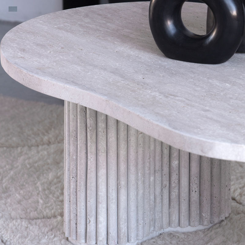 Table Basse Modèle Pandora en Travertin