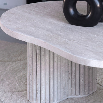 Table Basse Modèle Pandora en Travertin