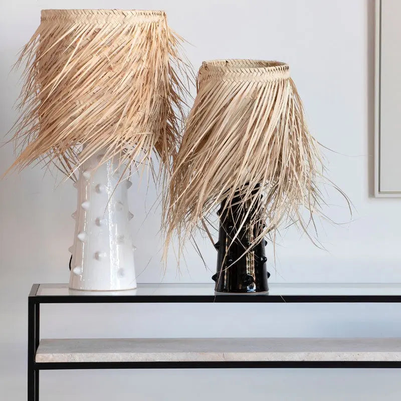 Console en Verre et Travertine