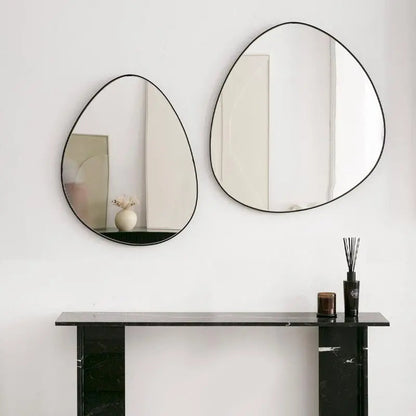 Duo de Miroirs Muraux Organiques