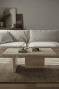 Table Basse "Hercule" en Travertine