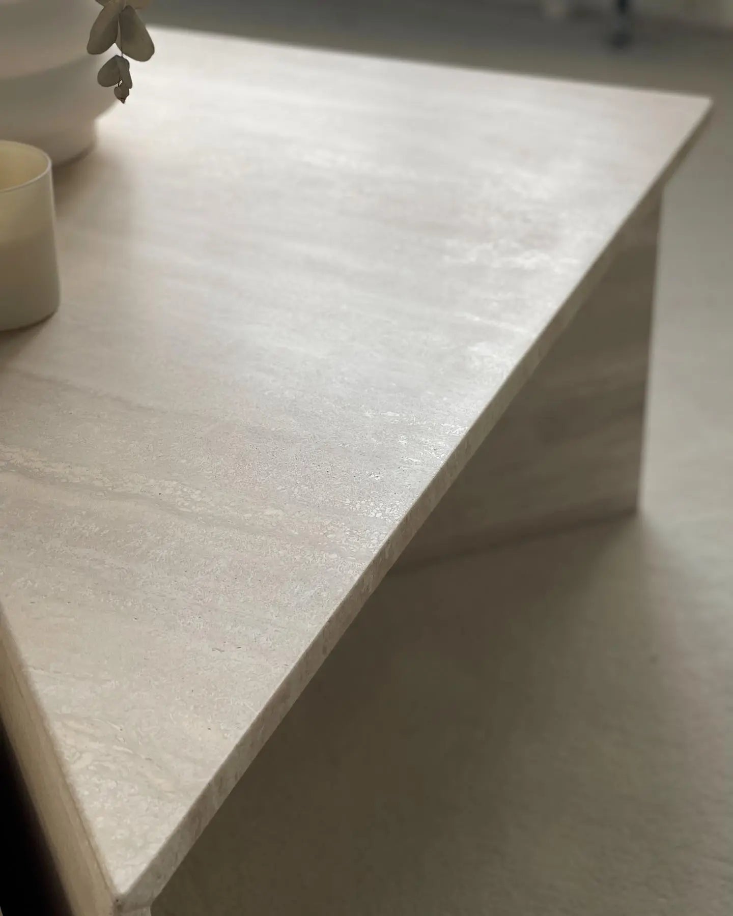 Table Basse "Kuna" en Travertine